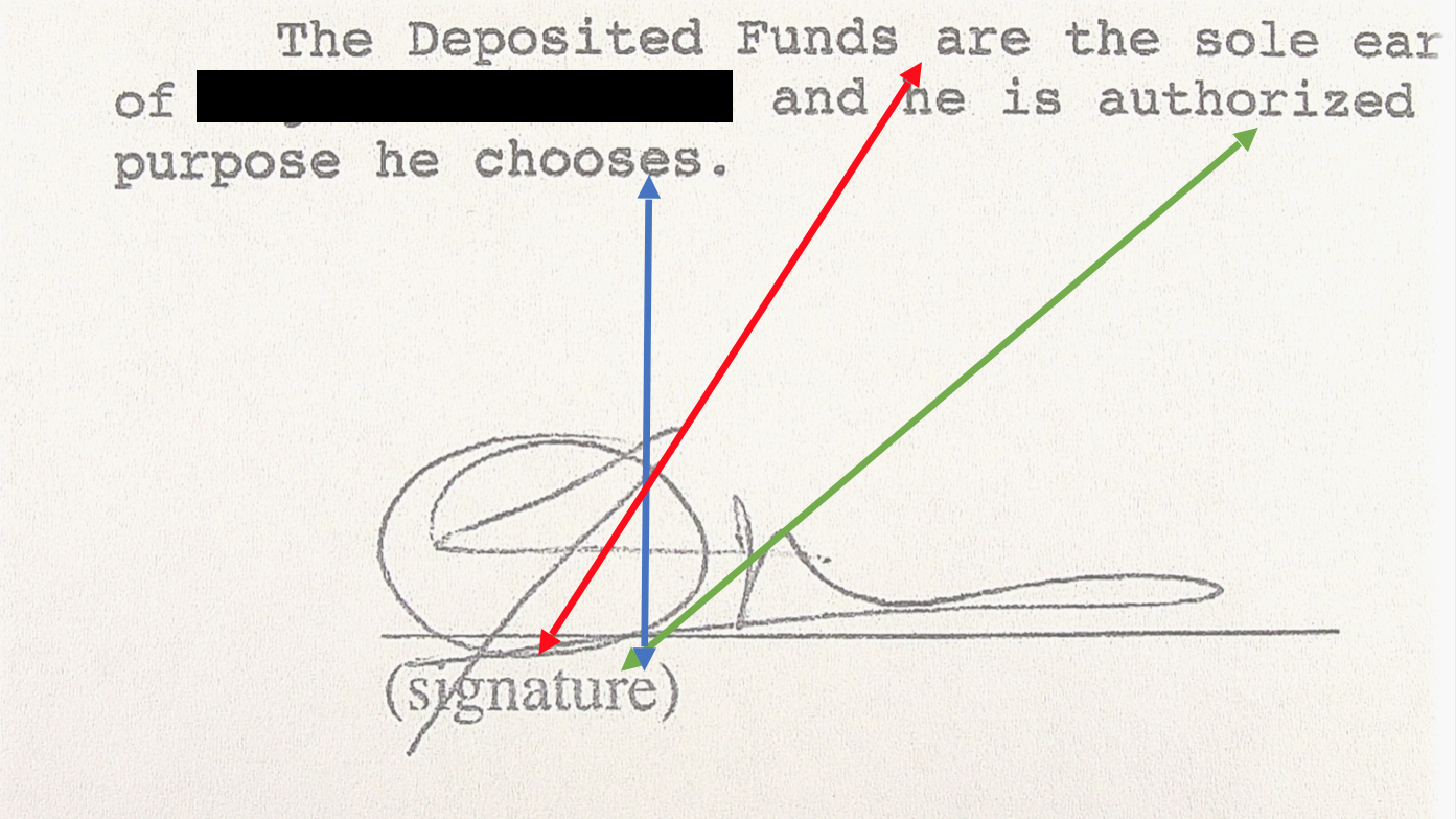 Questionable Documents Signature Sample Questioned Documents in Business Transactions - Fisher Forensic
